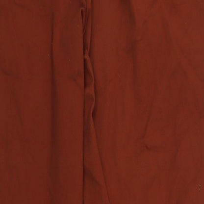 Womens UK Size 12 H&M Regular Fit Chino Brown Trousers