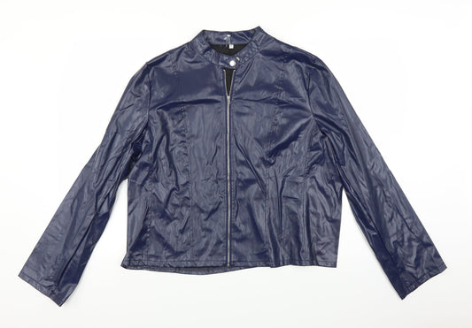 Womens UK Size 2XL Preworn Blue Jacket