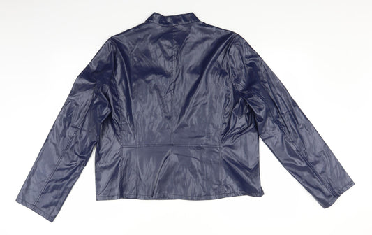 Womens UK Size 2XL Preworn Blue Jacket