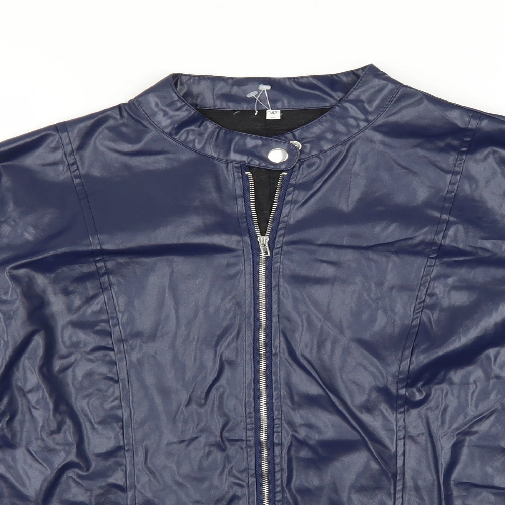Womens UK Size 2XL Preworn Blue Jacket