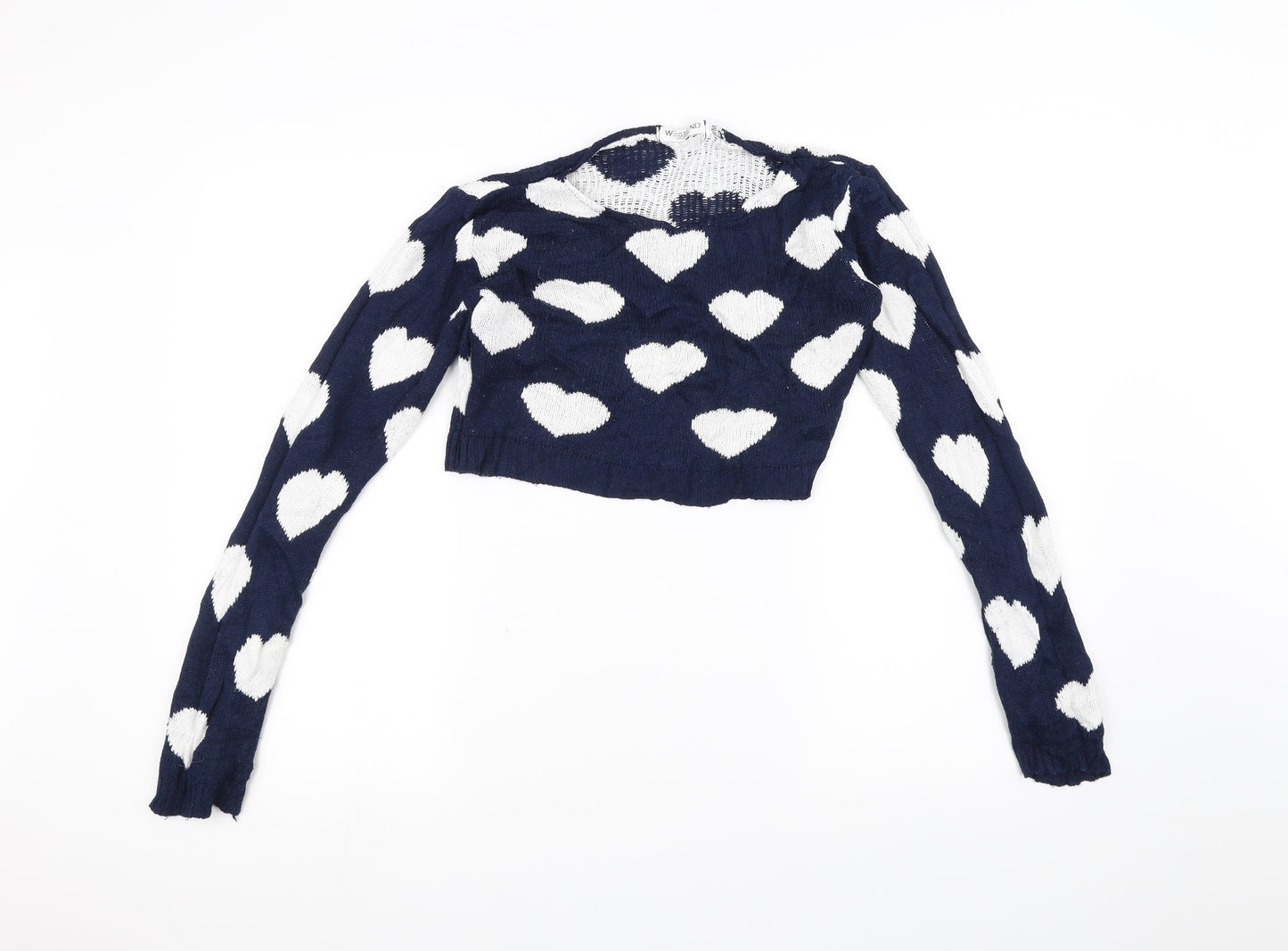West End Womens Blue   Pullover Jumper Size M