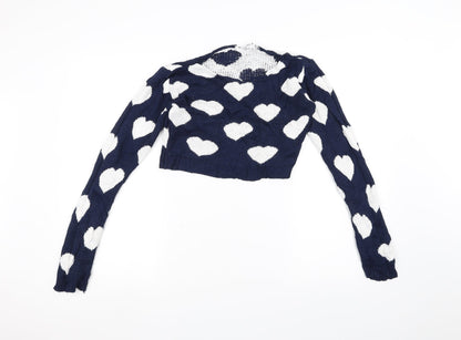 West End Womens Blue   Pullover Jumper Size M
