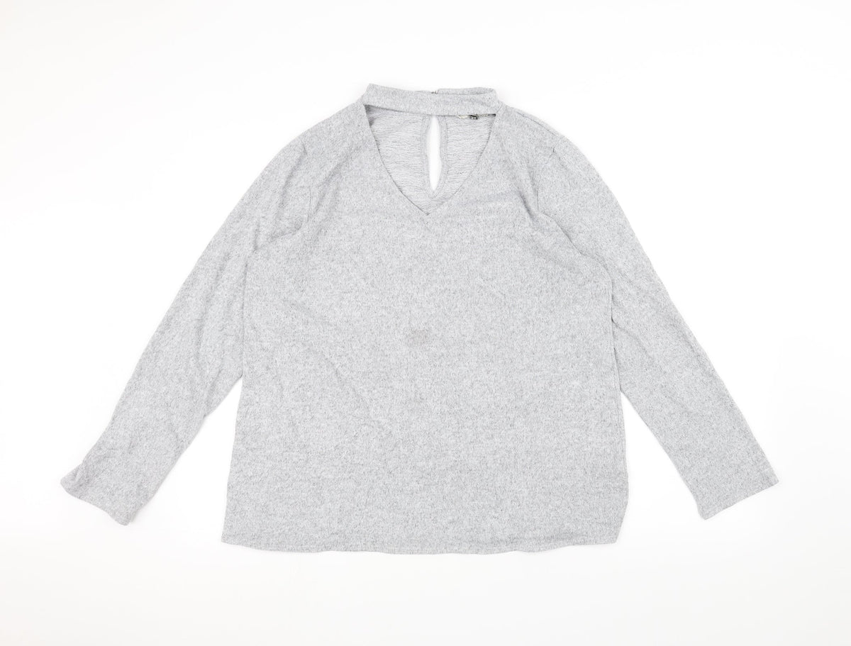 F&F Womens Grey   Pullover Jumper Size 16
