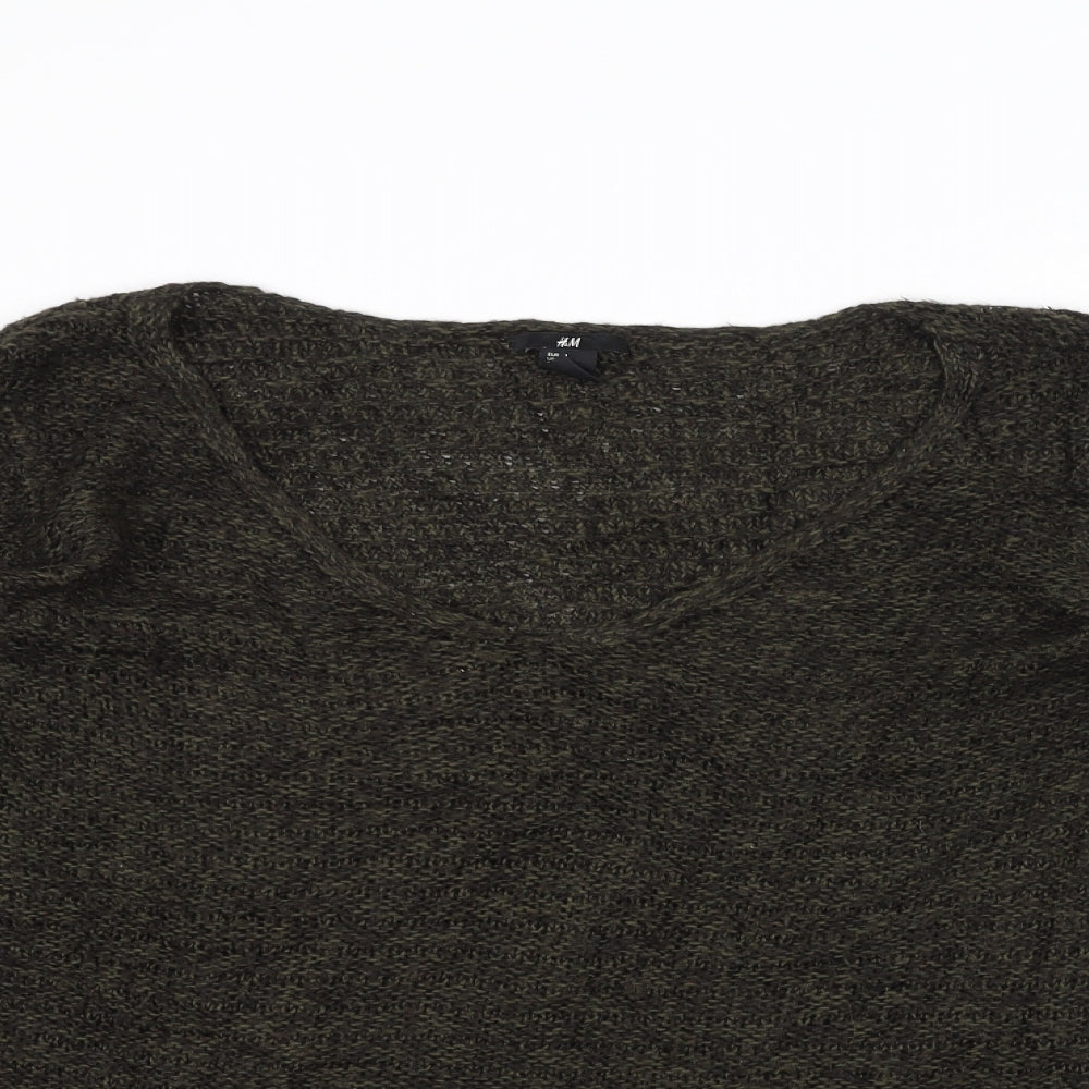 H&M Womens Black   Pullover Jumper Size M