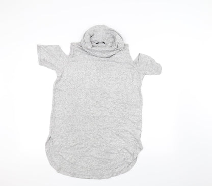 Womens UK Size 14 Select Grey Basic T-Shirt