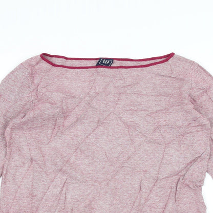 Womens UK Size S Gap Pink Basic T-Shirt
