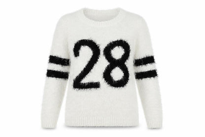 Cameo Rose Womens White Knit Pullover Jumper Size M