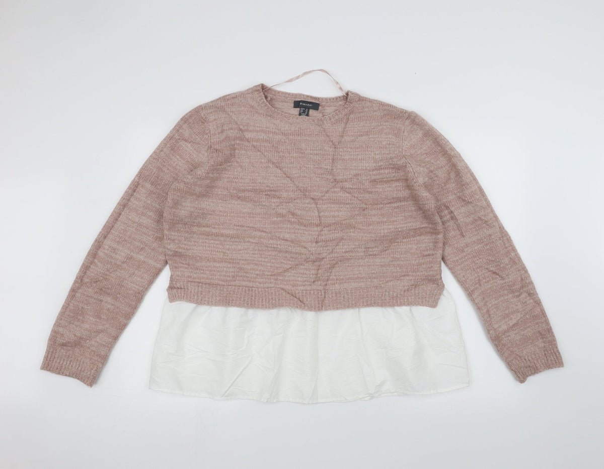 Primark Womens Pink   Pullover Jumper Size 18