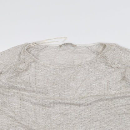 Marks and Spencer Womens White   Pullover Jumper Size 20
