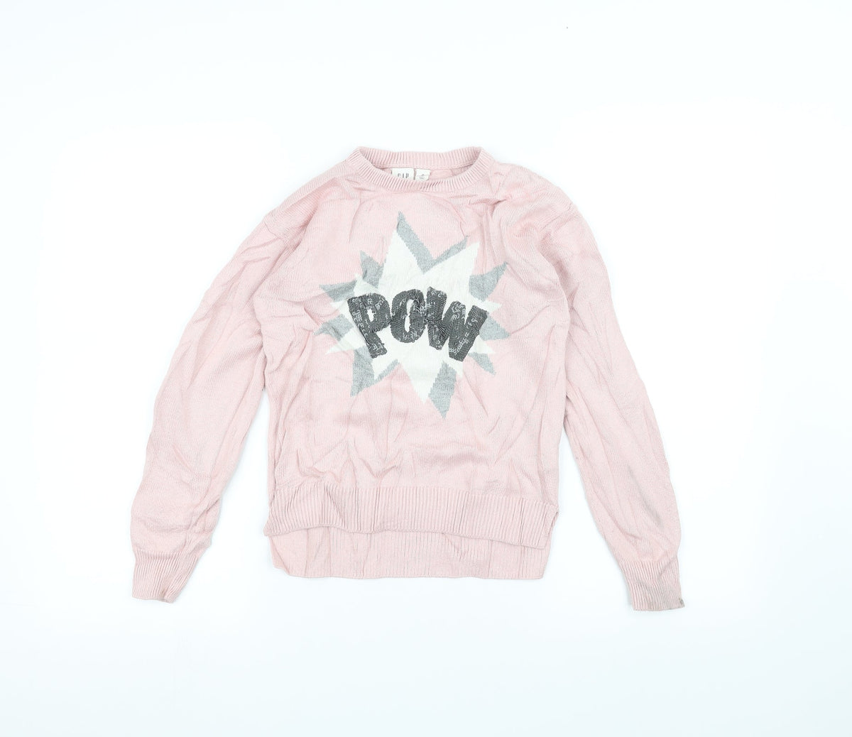 Gap Girls Pink   Pullover Jumper Size 8 Years
