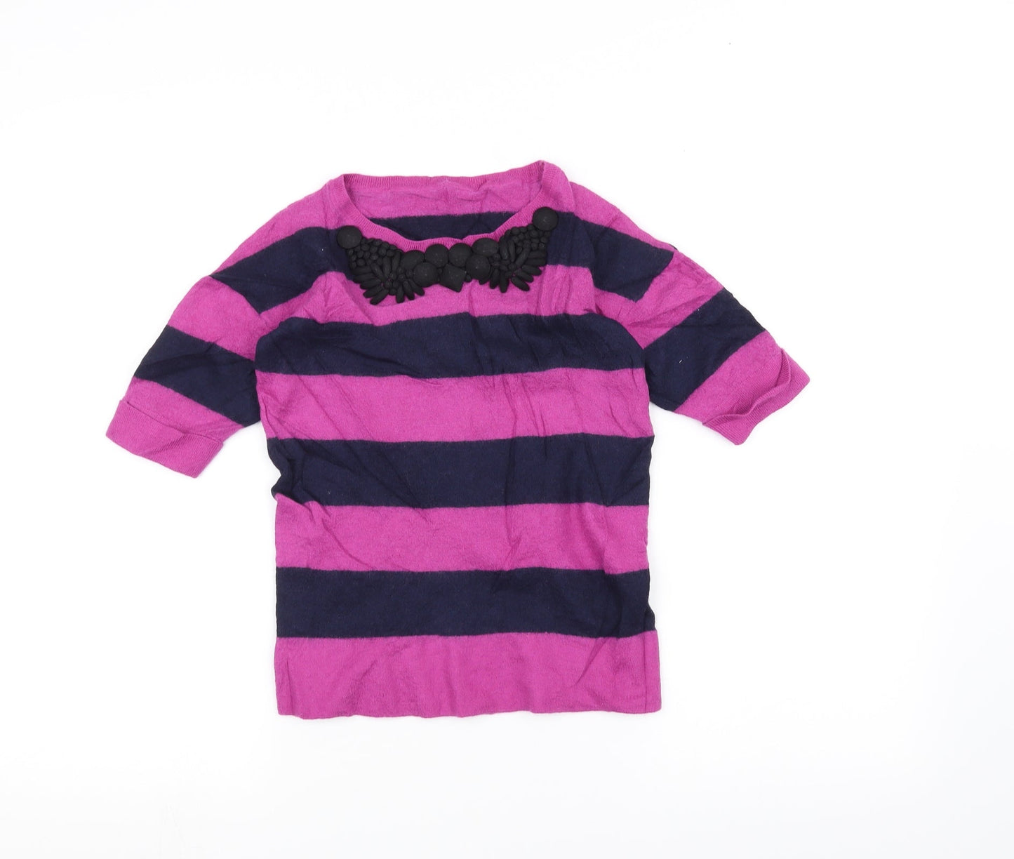 Womens UK Size 6 Preworn Purple Basic T-Shirt