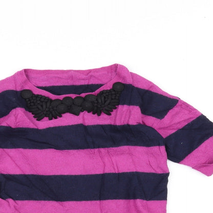 Womens UK Size 6 Preworn Purple Basic T-Shirt