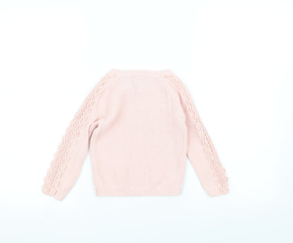 Young Dimension Girls Pink   Pullover Jumper Size 3-4 Years