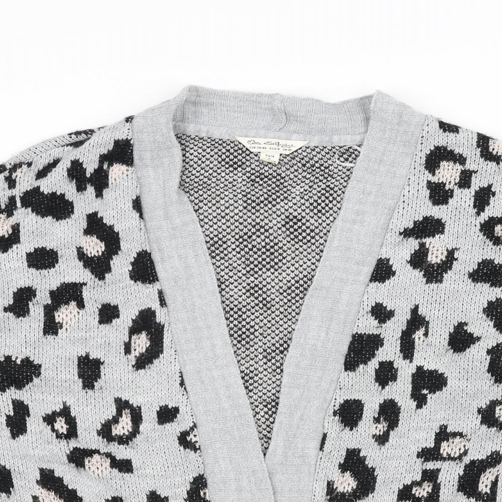 Womens UK Size M Miss Selfridge Grey Jacket