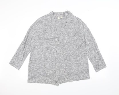 Papaya Womens Grey   Cardigan Jumper Size 14