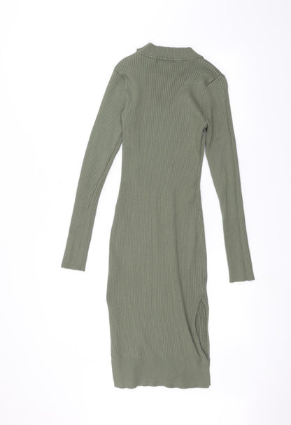 LU love NYC Womens Green   A-Line  Size L