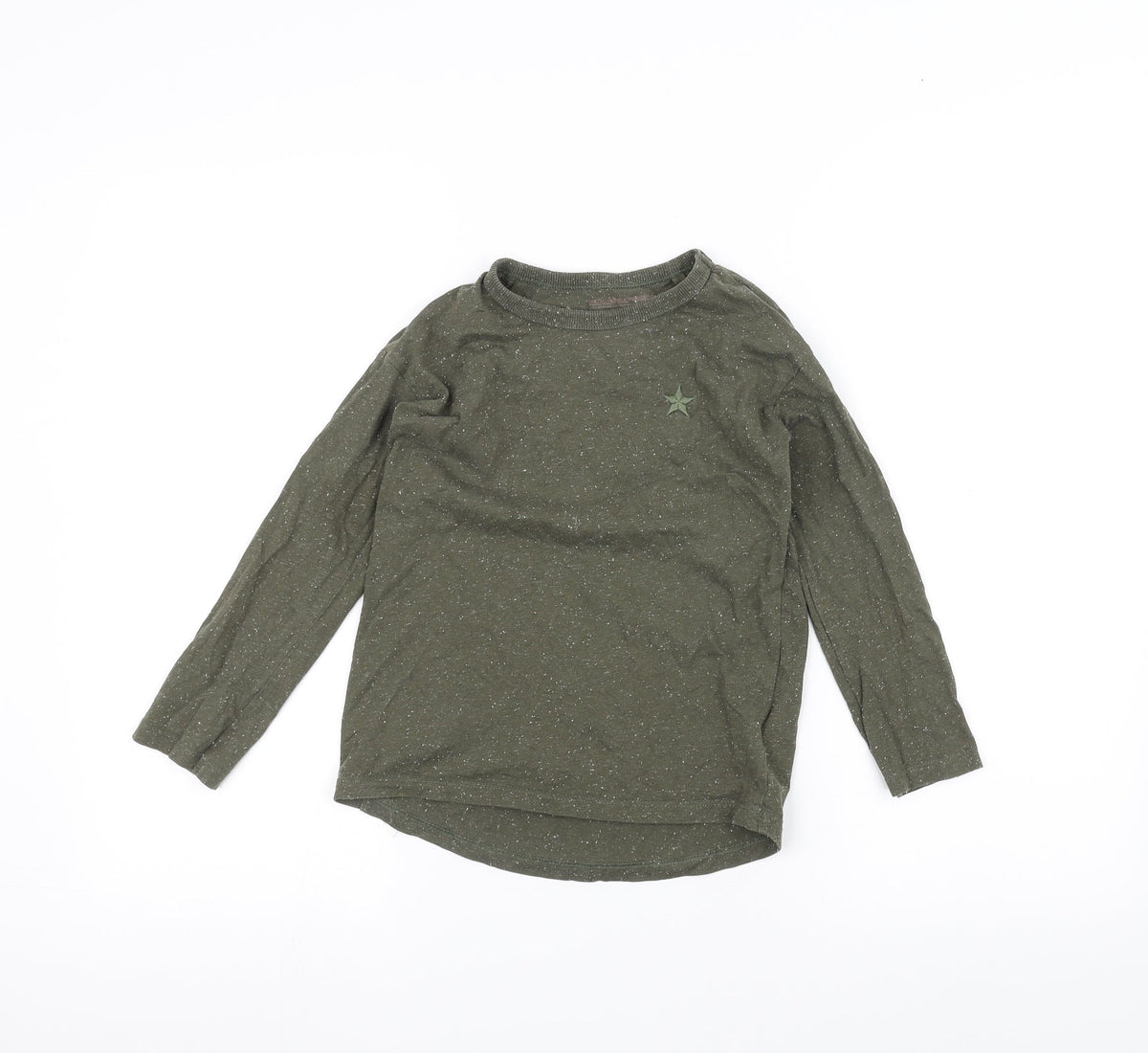 Next Boys Green   Basic T-Shirt Size 5-6 Years