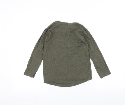 Next Boys Green   Basic T-Shirt Size 5-6 Years