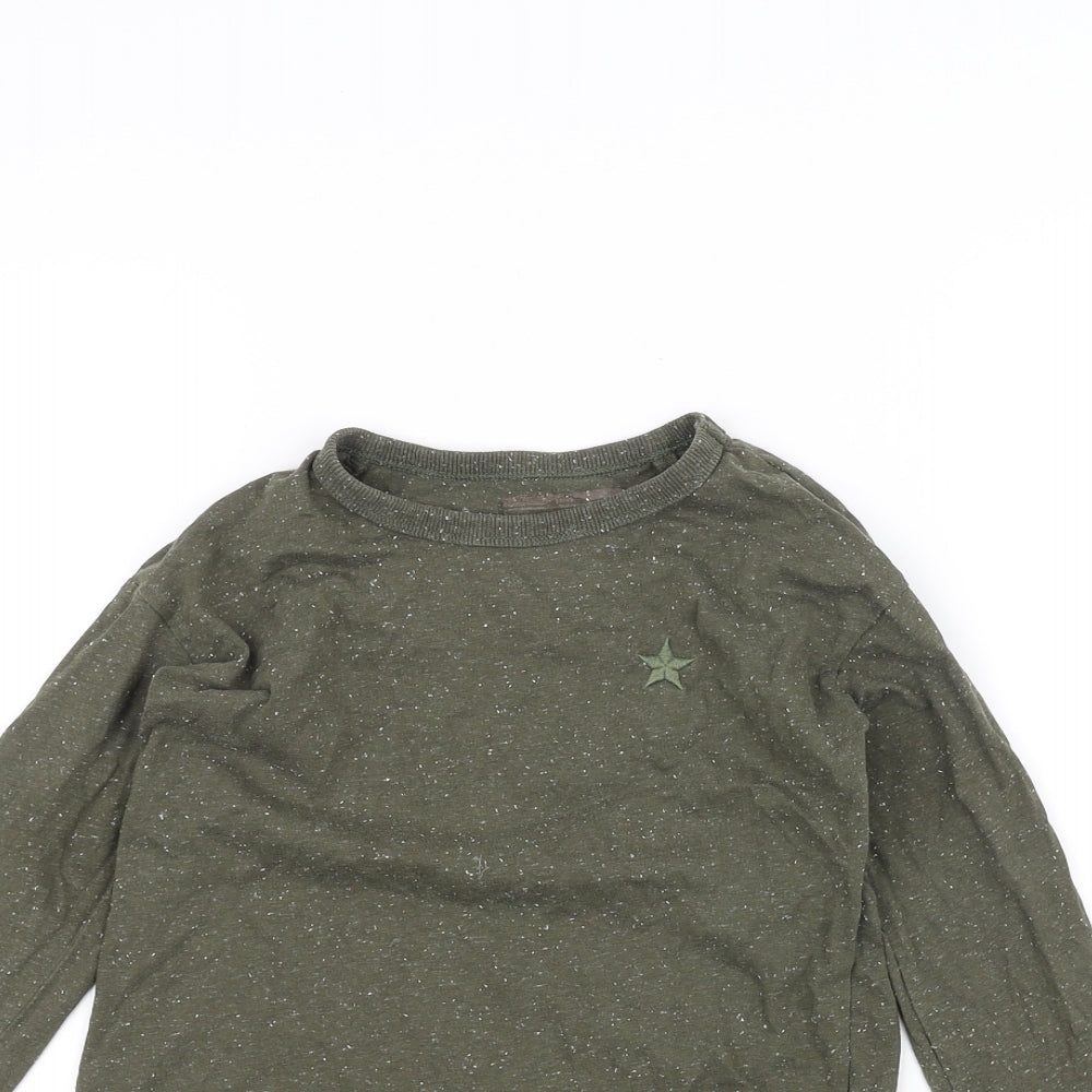 Next Boys Green   Basic T-Shirt Size 5-6 Years