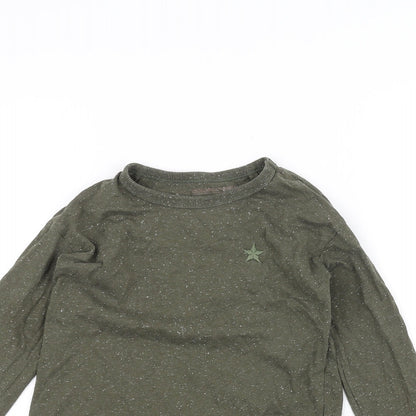 Next Boys Green   Basic T-Shirt Size 5-6 Years
