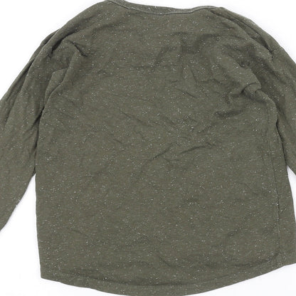 Next Boys Green   Basic T-Shirt Size 5-6 Years