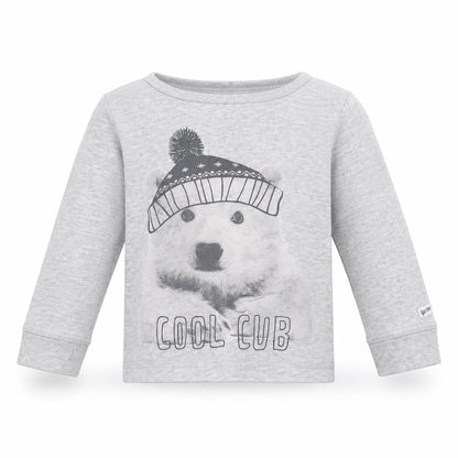 Mothercare Baby Grey   Basic T-Shirt Size 18-24 Months  - Polar Bear