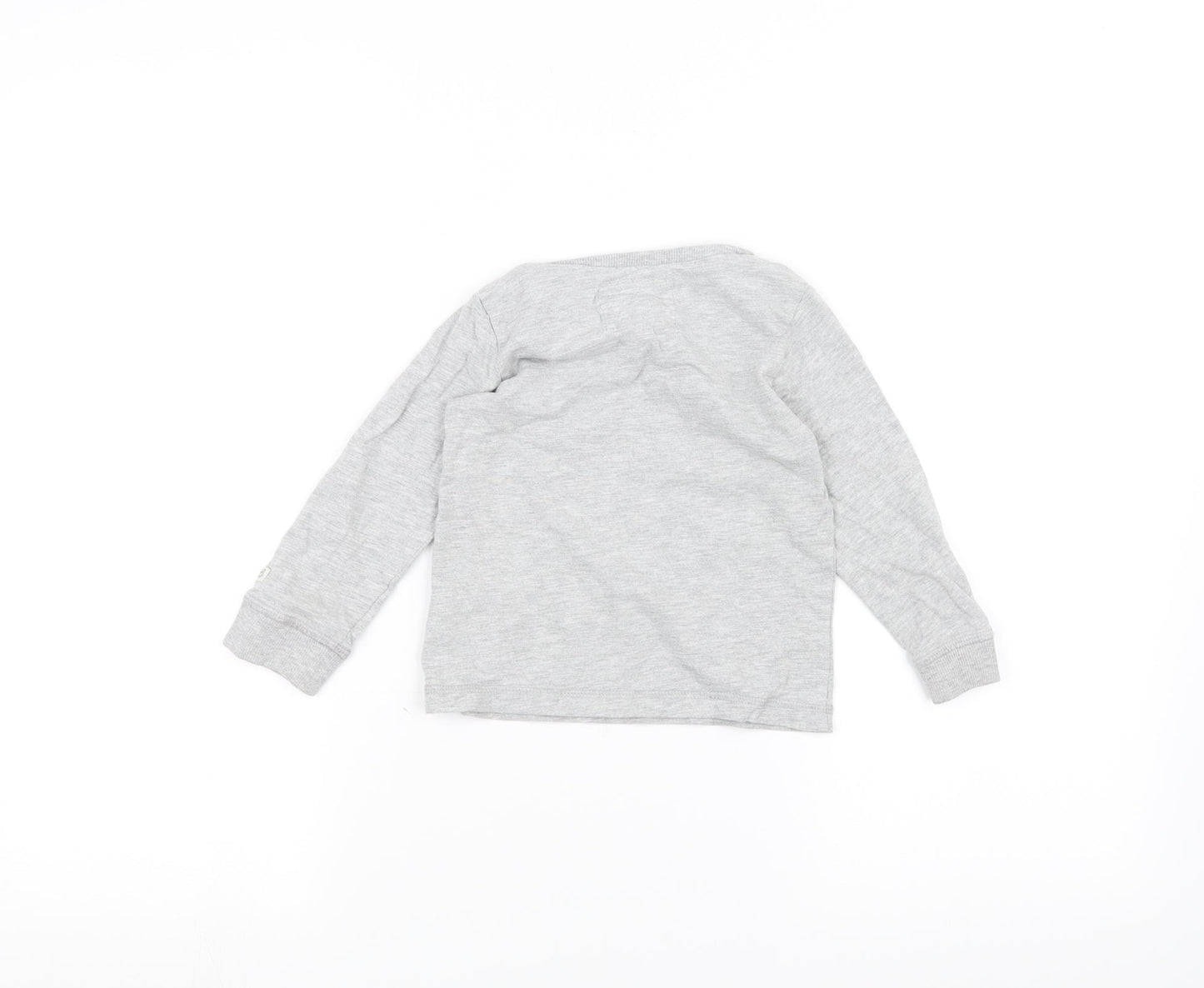 Mothercare Baby Grey   Basic T-Shirt Size 18-24 Months  - Polar Bear