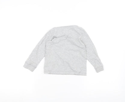 Mothercare Baby Grey   Basic T-Shirt Size 18-24 Months  - Polar Bear