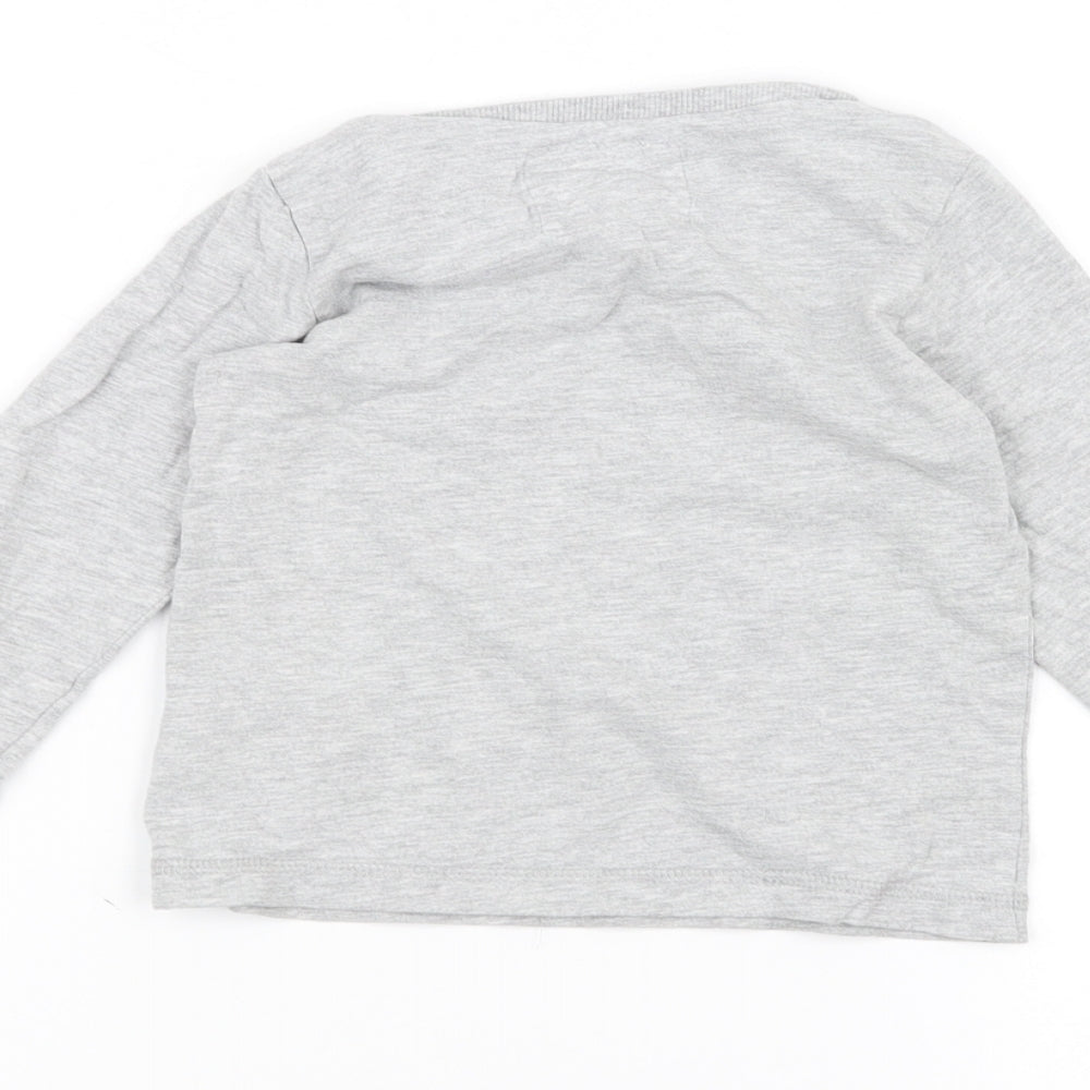 Mothercare Baby Grey   Basic T-Shirt Size 18-24 Months  - Polar Bear
