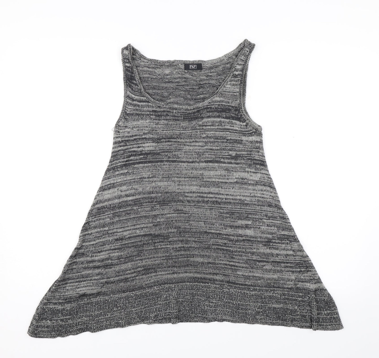 F&F Womens Grey   Basic Tank Size 6