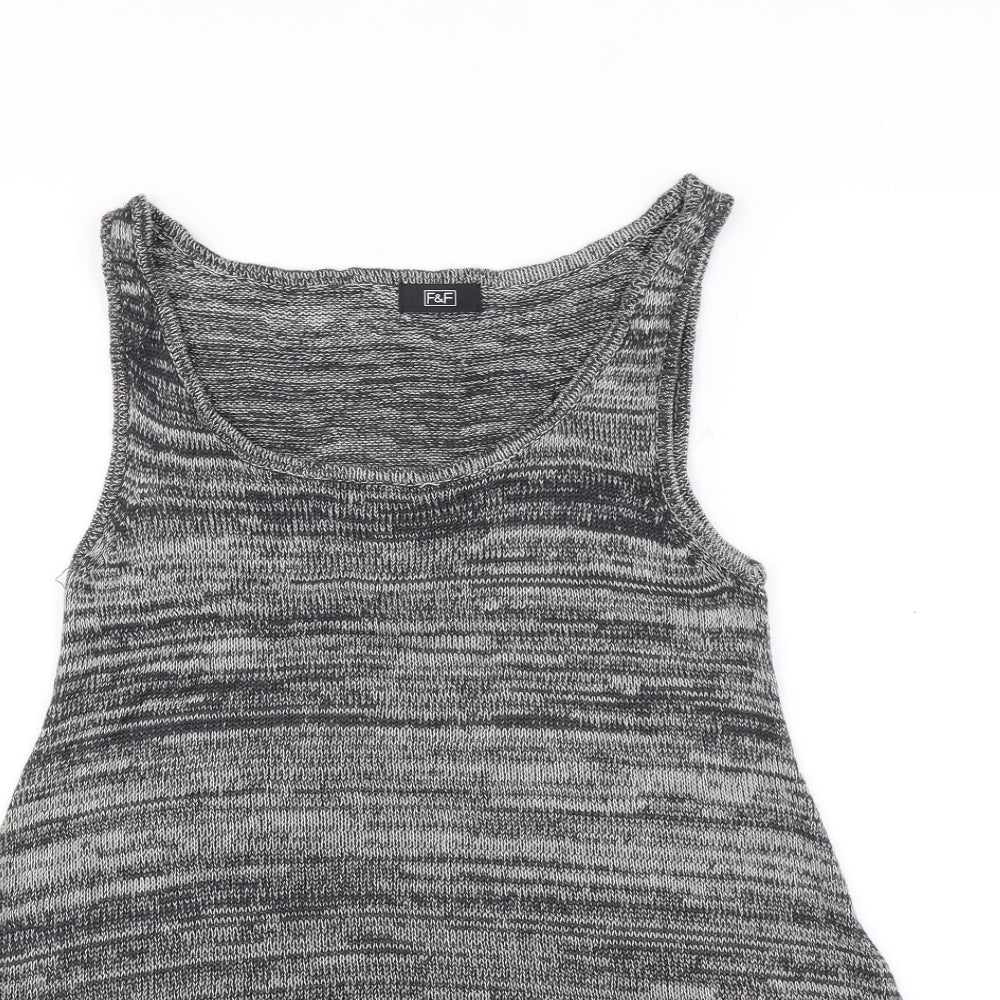 F&F Womens Grey   Basic Tank Size 6