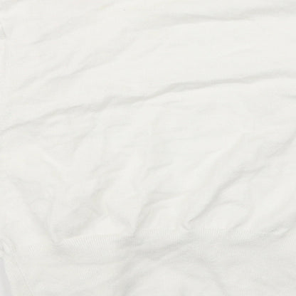George Womens White   Cardigan Jumper Size 12