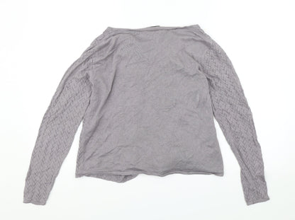 Vera Moda Womens Purple   Cape Jumper Size M