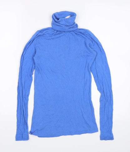 Msch Womens Blue   Jersey Blouse Size S