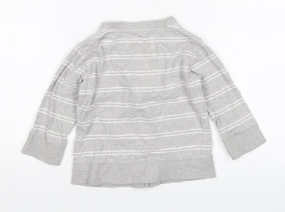 NEXT Baby Grey Striped  Jersey T-Shirt Size 12-18 Months  - Marine Division