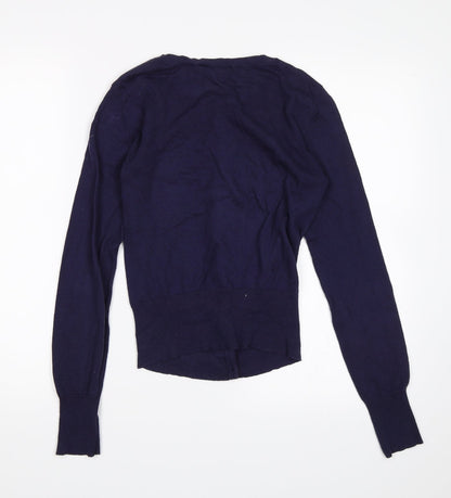 New Look Womens Purple   Cardigan Jumper Size 8