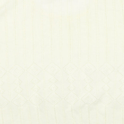 Womens UK Size 24 Fashion Extra White Jersey T-Shirt