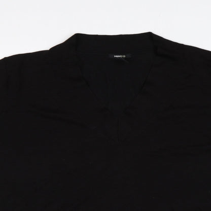 Womens UK Size 3XL H&M Black Jersey T-Shirt