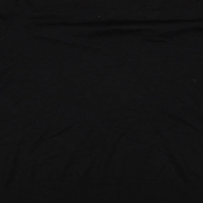 Womens UK Size 3XL H&M Black Jersey T-Shirt