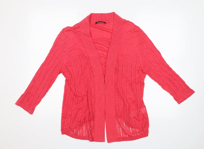 Bonmarché Womens Pink   Cardigan Jumper Size M