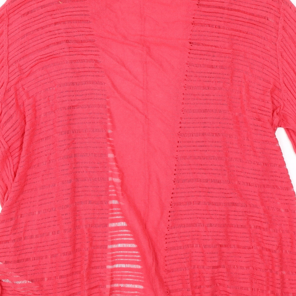 Bonmarché Womens Pink   Cardigan Jumper Size M