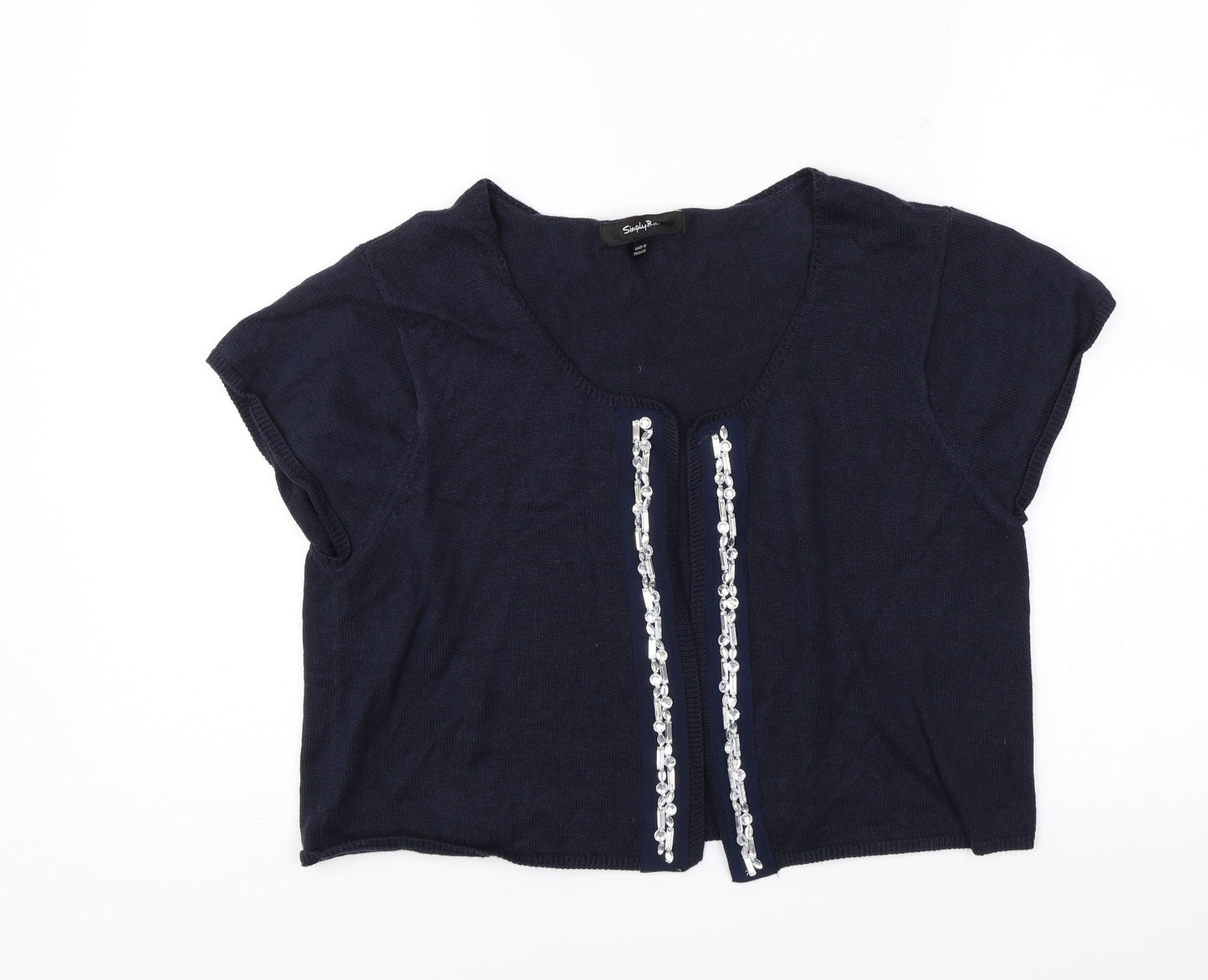 Simply Be Womens Blue   Shrug Jumper Size 16