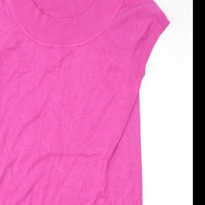 Now On Womens Pink   Pullover Jumper Size M