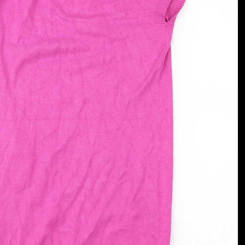 Now On Womens Pink   Pullover Jumper Size M