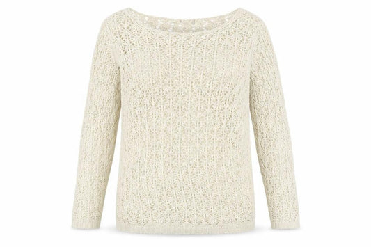 Soon Womens White   Pullover Jumper Size 18