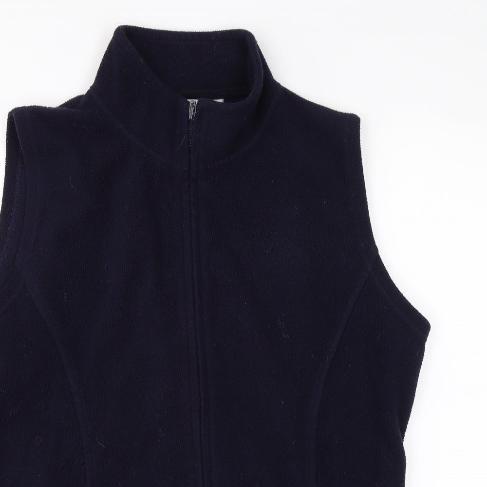 EWM Womens Blue   Vest Jumper Size M