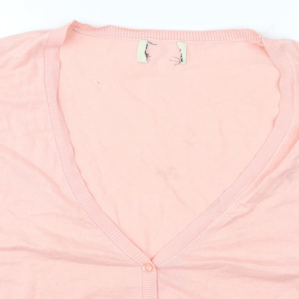 Matalan Womens Pink   Cardigan Jumper Size L