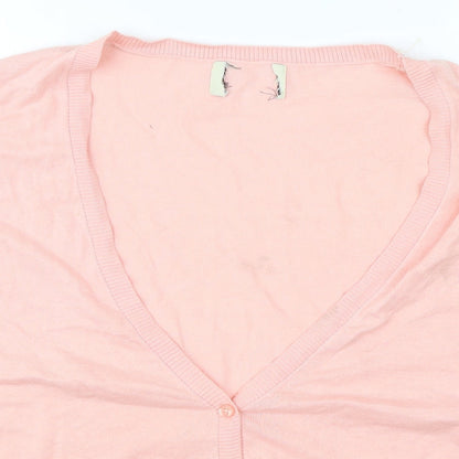 Matalan Womens Pink   Cardigan Jumper Size L