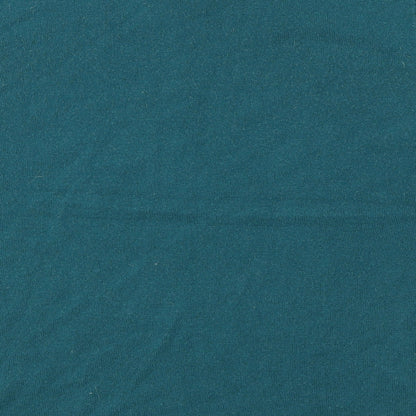 Womens UK Size 14 Pure & Natural Blue Jersey T-Shirt