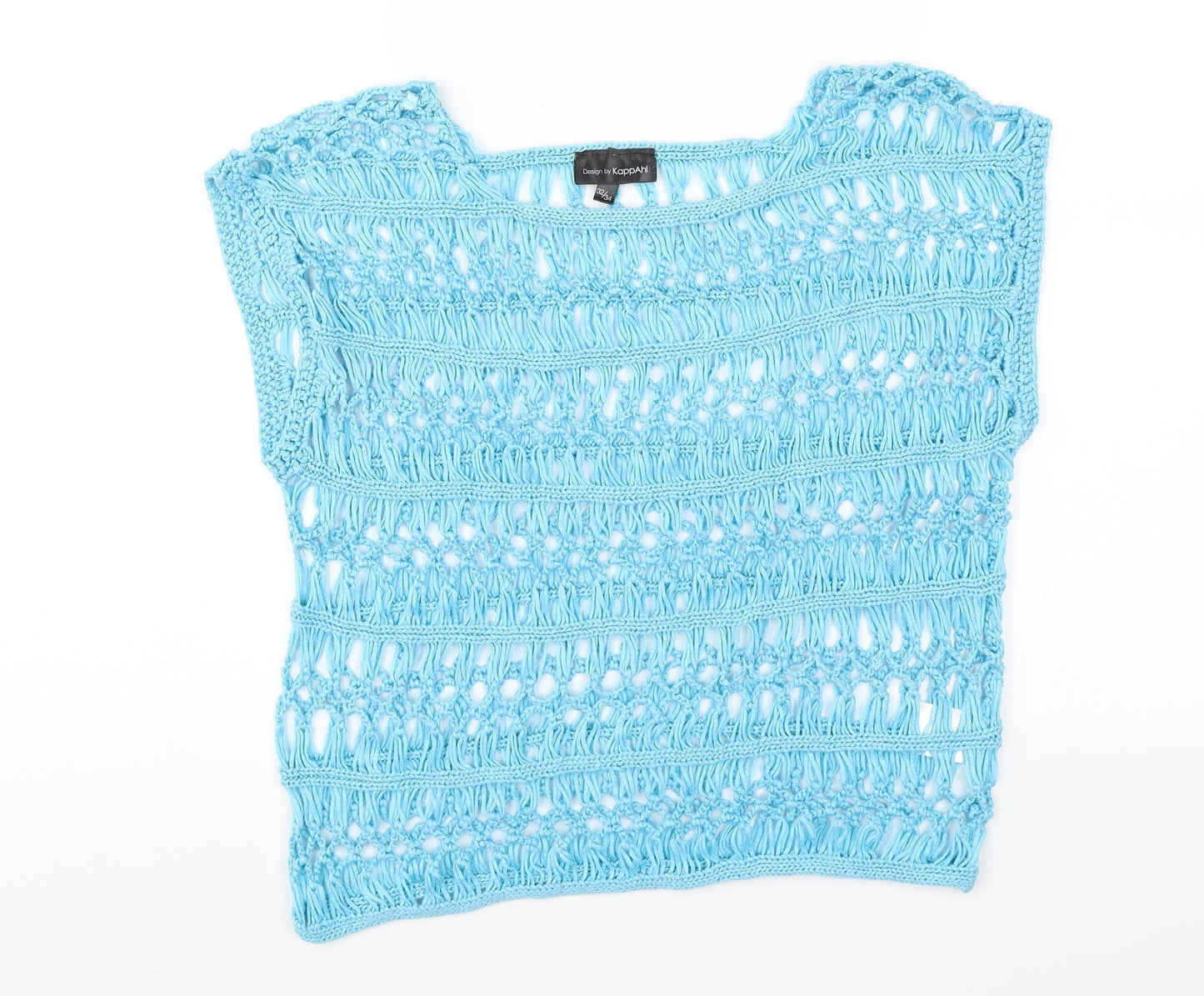 KappAhI Womens Blue   Basic Blouse Size 6
